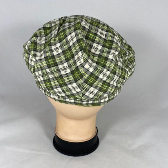 Woolrich Driving cap Flat Hat cotton Plaid NWT - Picture 4 of 8
